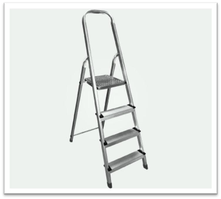 Platform Step Aluminium Ladder