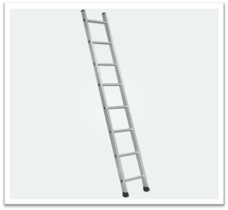 STRAIGHT ALUMINIUM LADDER